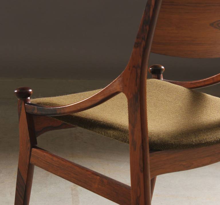 Danish 1960s H. Vestervig Brazilian Rosewood Dining Chairs