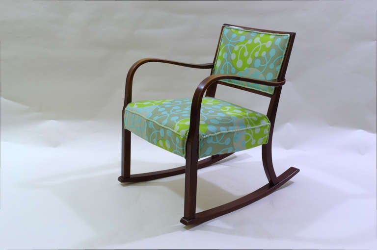 Vintage Fritz Hansen Rocking Chair