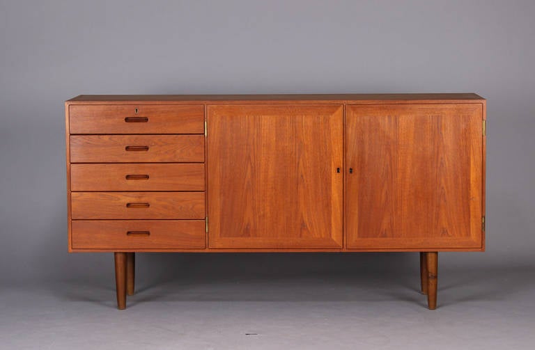 Vintage 1960s Kai Winding Teak Sideboard from Denmark
