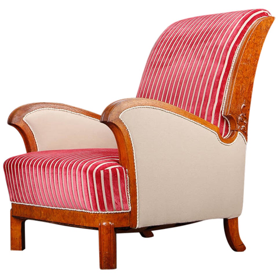 Art Deco Lounge Chair, 1930s, Swedish