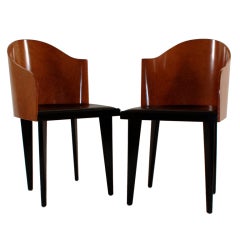 Pair of Italian Saporiti Chairs