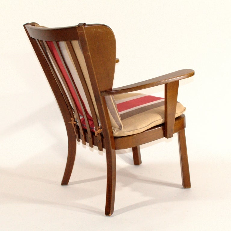 Danish Vintage Søren Hansen “Canada” Chair for Fritz Hansen For Sale