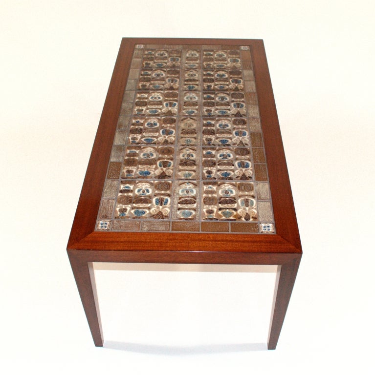 Severin Hansen Jr. Mahogany Coffee Table with 