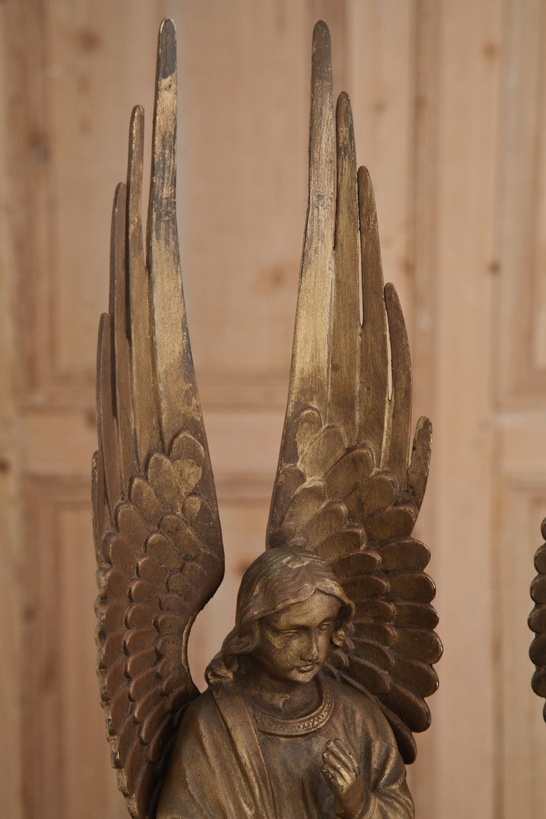 vintage angel statue