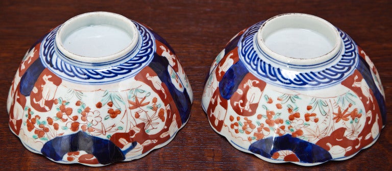 Pair Antique Imari Bowls 5
