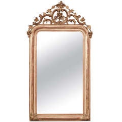 Antique French Napoleon III Period Mirror