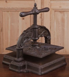 Antique Cast Iron Paper Press