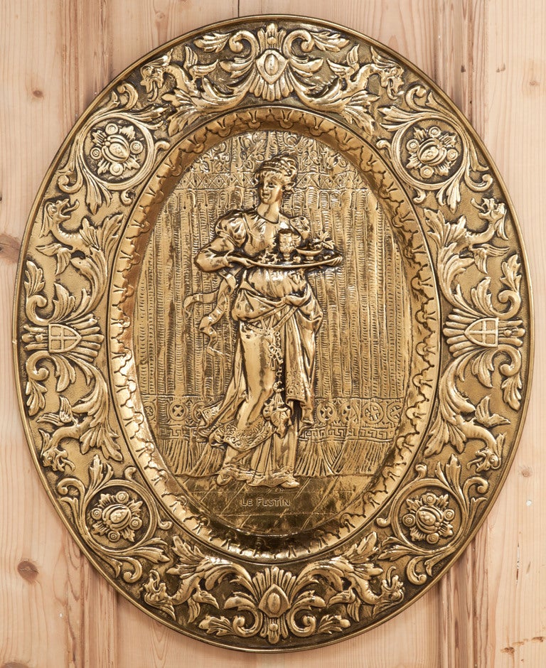 antique brass plaques