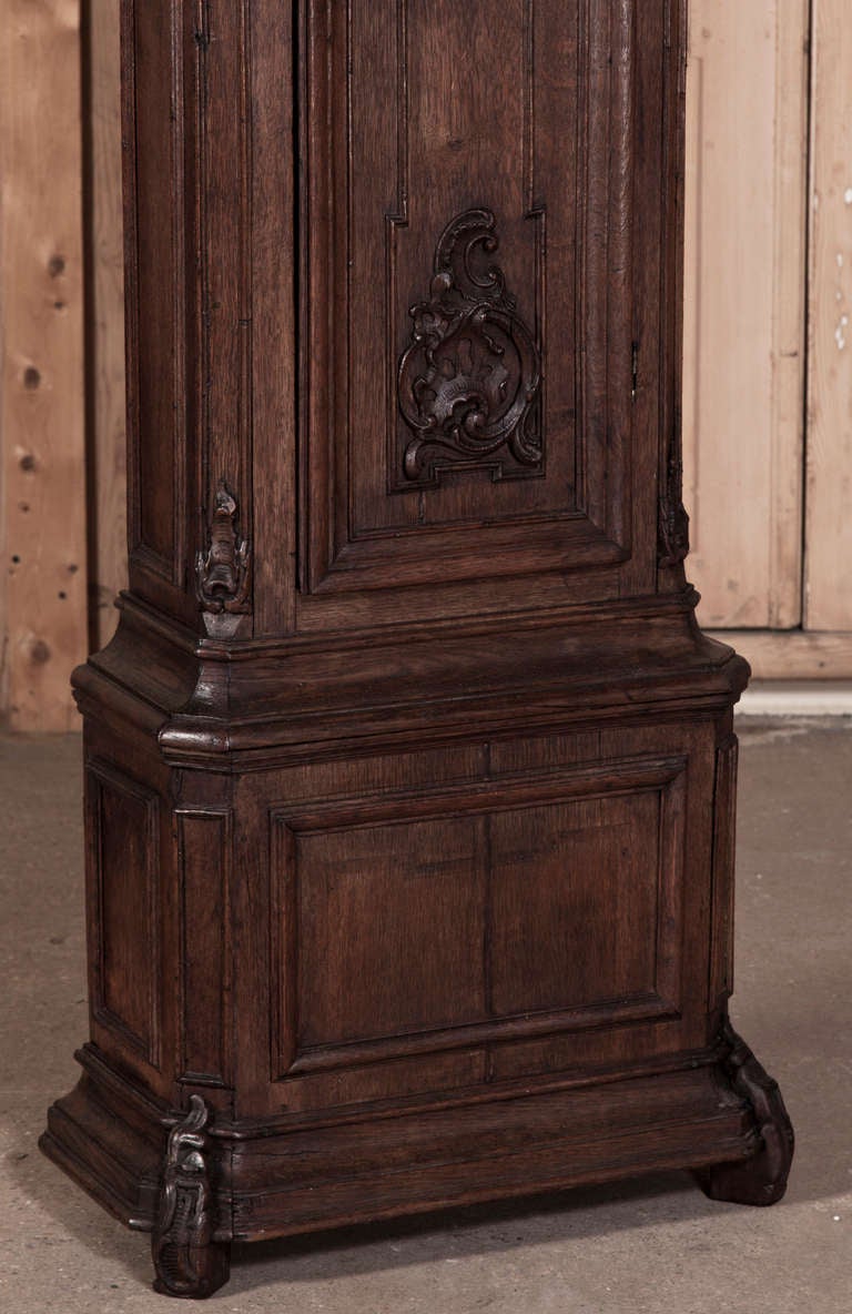 Belgian Antique Flemish Long Case Clock