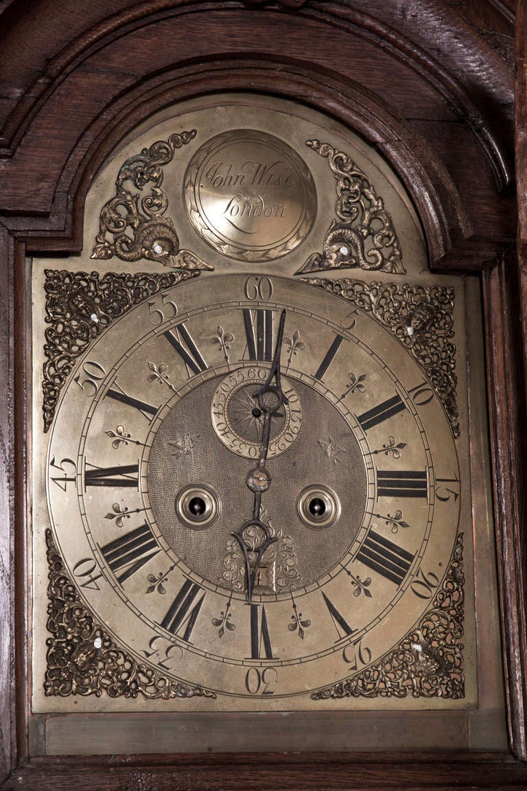 19th Century Antique Flemish Long Case Clock