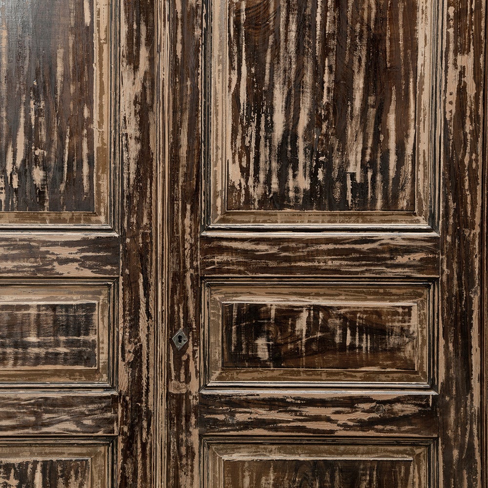 Wood Gustavian Armoire