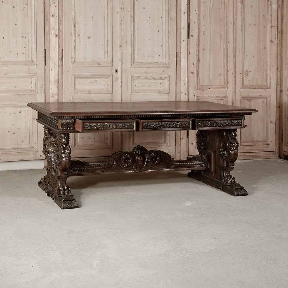 Italian Renaissance Style Desk at 1stDibs