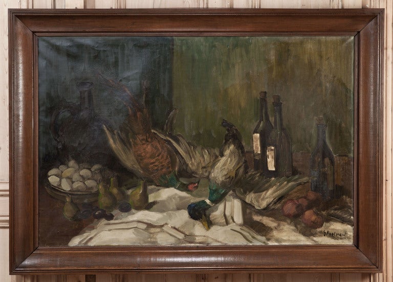 Antique Framed Oil on Canvas