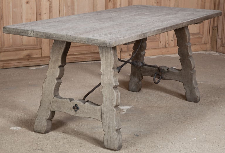 Vintage Spanish Oak Table