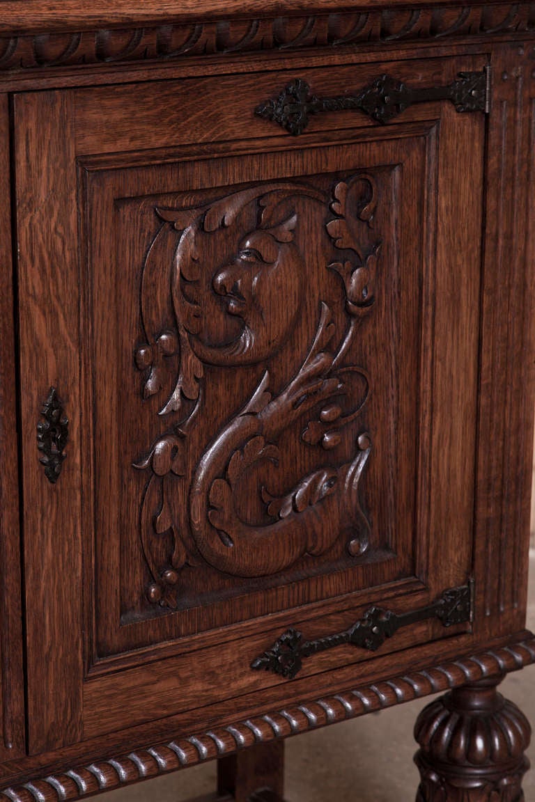 20th Century Vintage Renaissance Raised Buffet