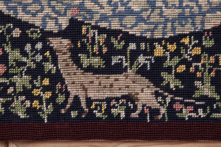 Antique Framed Needlepoint Tapestry 2