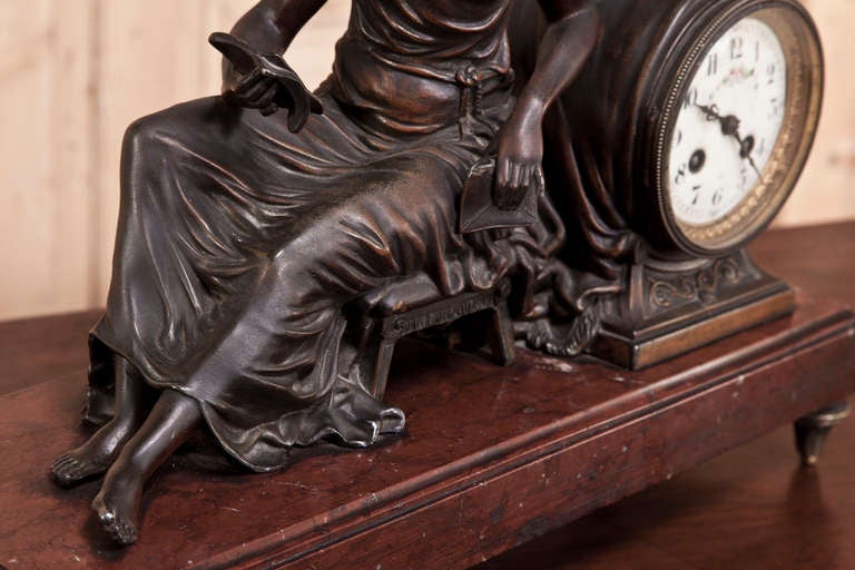 Antique French Louis XVI Mantel Clock 1