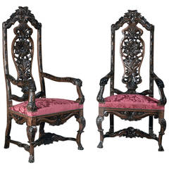 Pair of Grand Louis XIV Armchairs