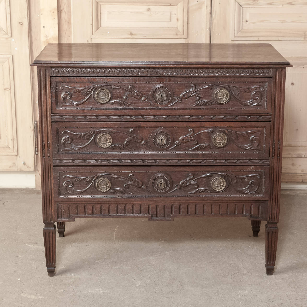 Country French Louis XVI Style Commode 1