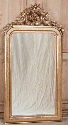 19th Century French "Grape" Louis Philippe Period Gilded Mirror