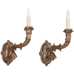 Pair of Giltwood Sconces
