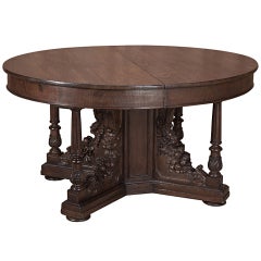 Antique Italian Renaissance Oval Table