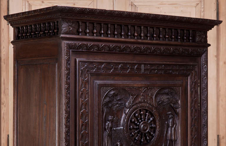 Antique French Brittany Garde Manger