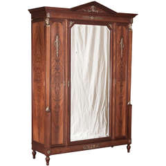 19th Century French Empire Mahogany Armoire ~ SALE ~