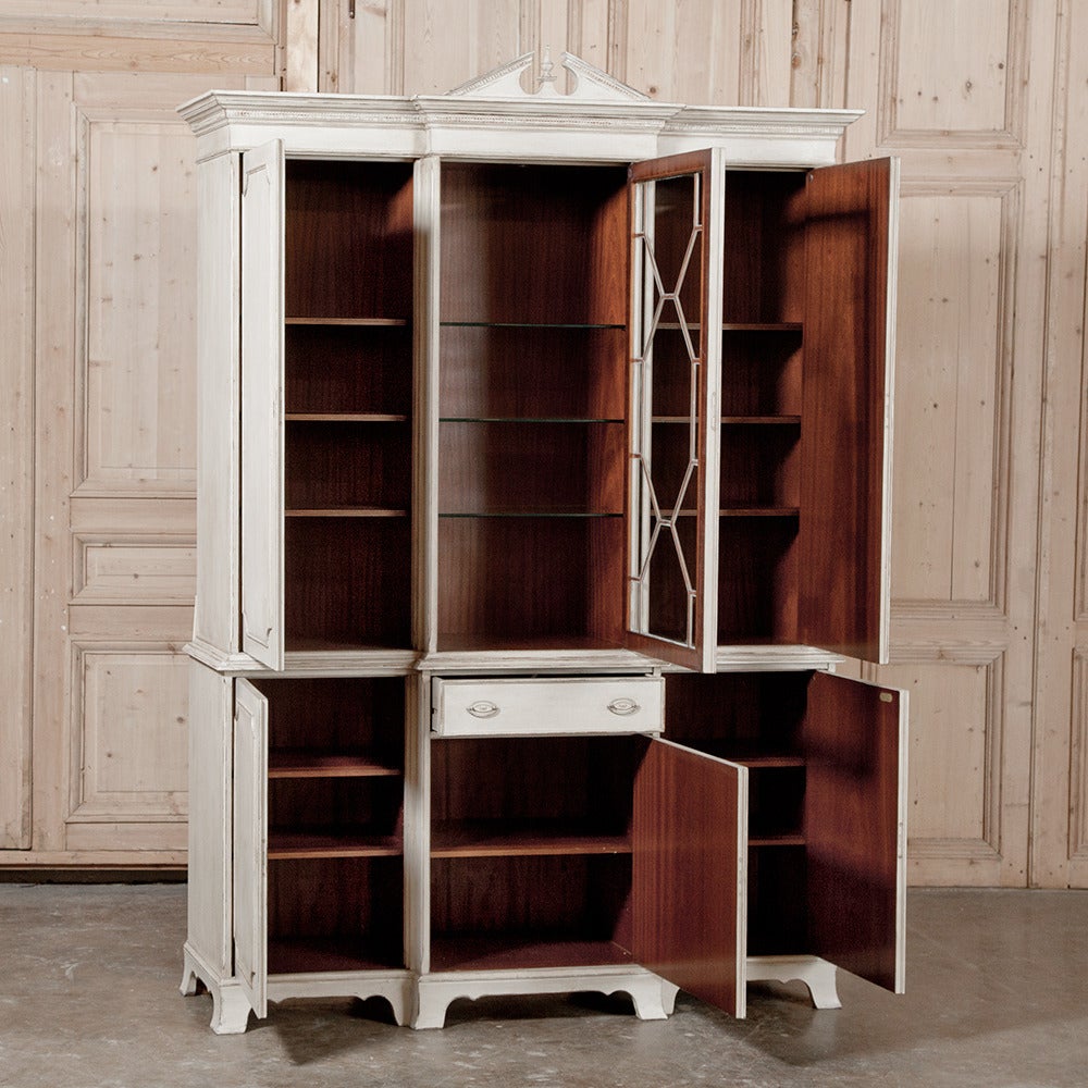 1970s Vintage English Style Painted Bookcase ~ SALE ~
