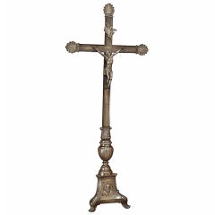 Antique Brass & Bronze Crucifix