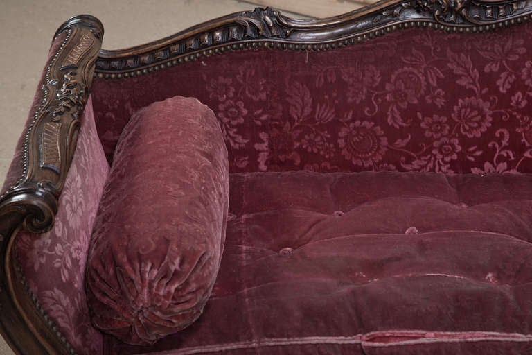 19th Century Antique Louis XV Salon Sofa
