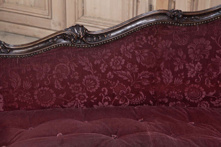 Antique Louis XV Salon Sofa 1