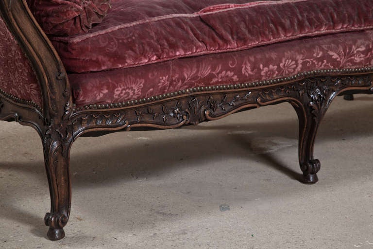 Antique Louis XV Salon Sofa 4