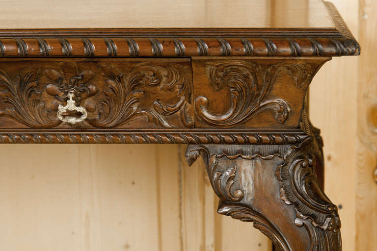 chippendale console table