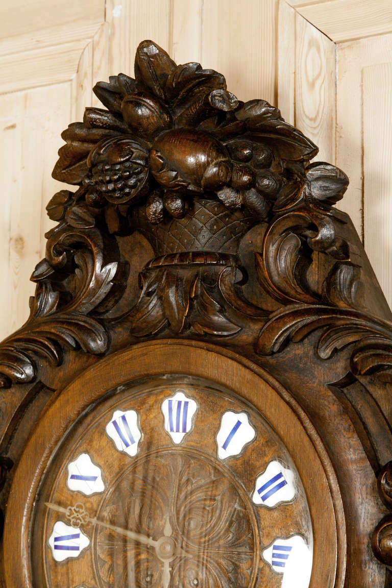 French 19th Century Renaissance Wall Clock