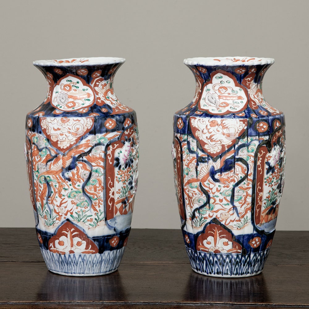 Ming PAIR 19th Century Imari Vases