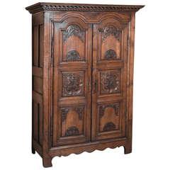 18th Century Country French Armoire 11