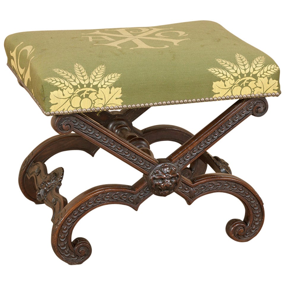 Antique French Vanity Stool