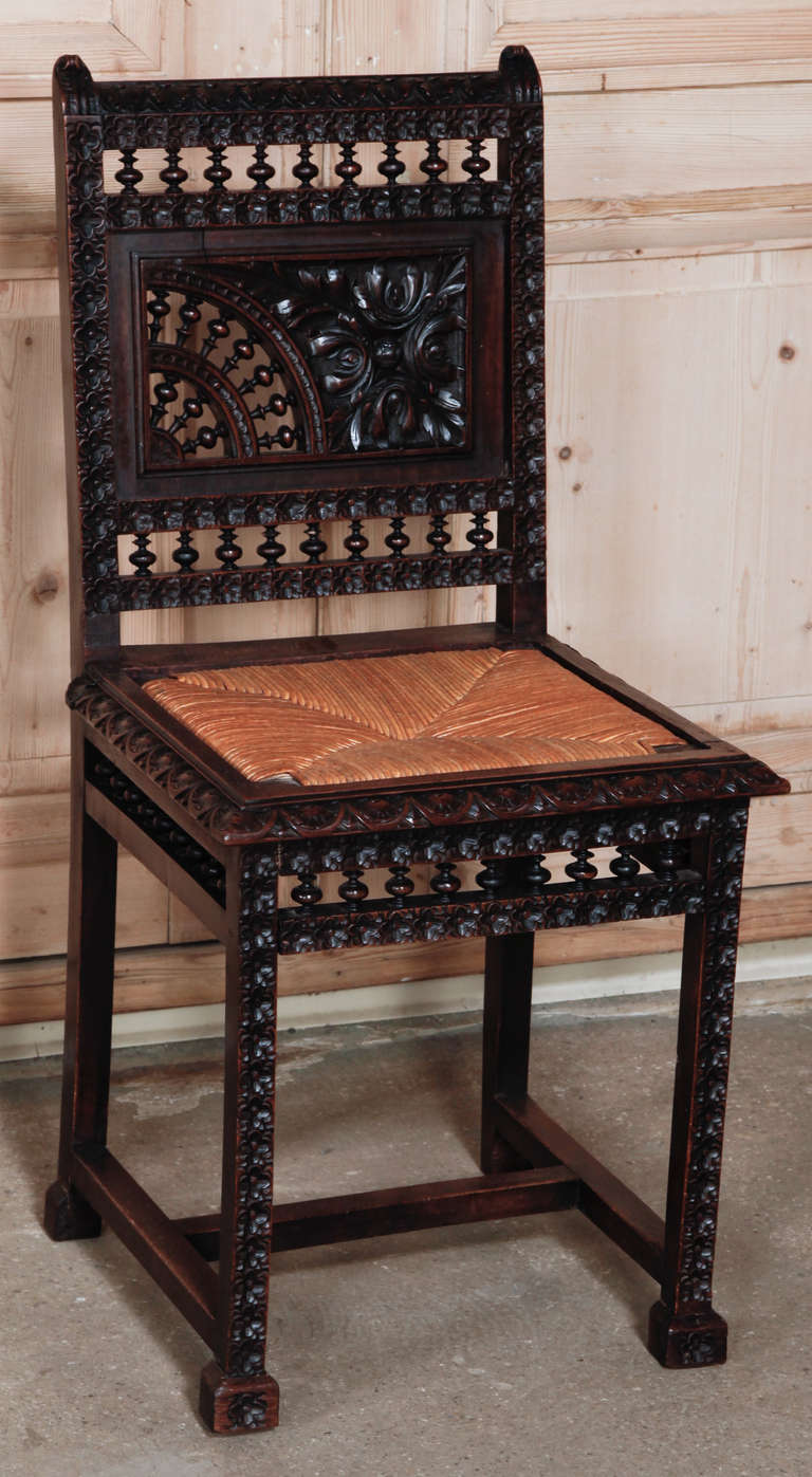 Set of 6 Antique Brittany Chairs In Excellent Condition In Dallas, TX