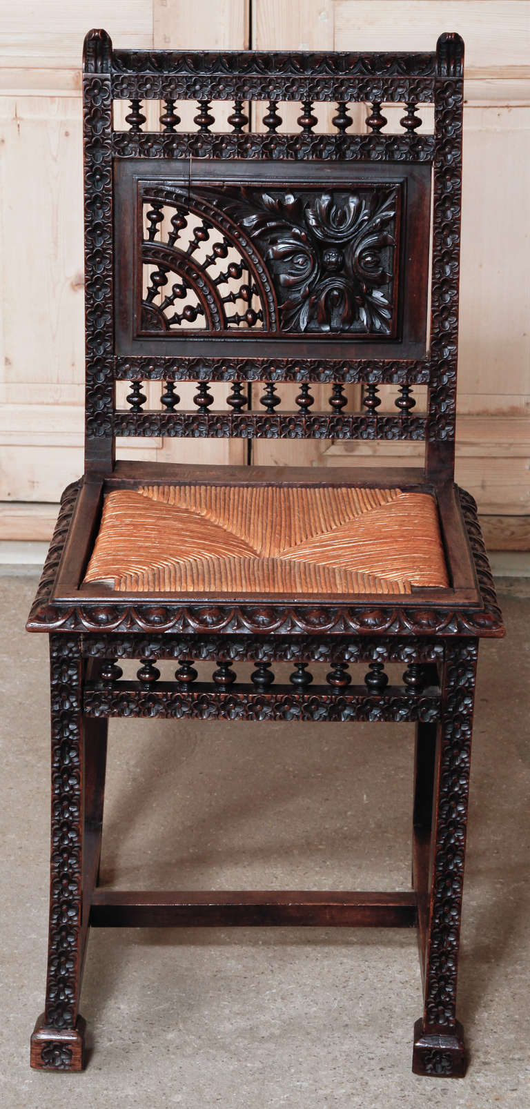 Set of 6 Antique Brittany Chairs 3