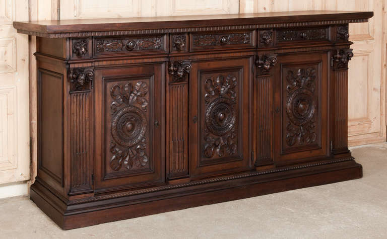 Antique Gothic Buffet