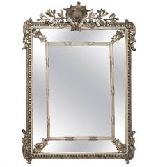 19th Century Neoclassical French Gilded Mirror 8