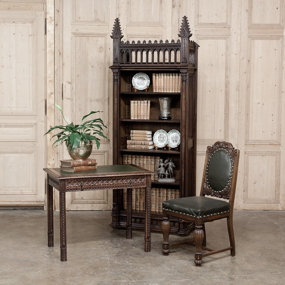 19th Century French Gothic Writing Table ~ Saturday Sale