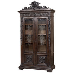 Antique 19th Century Renaissance Revival Bookcase