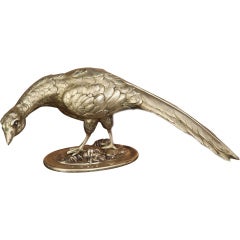 Antique Cast Bronze Pheasant