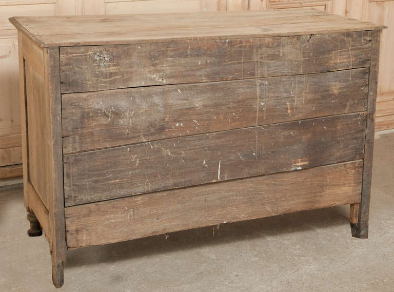 18th Century Country French Stripped Oak Commode 4