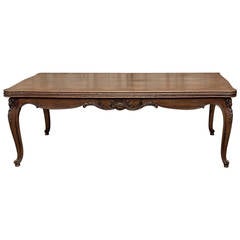 Country French Grand Draw-Leaf Banquet Table