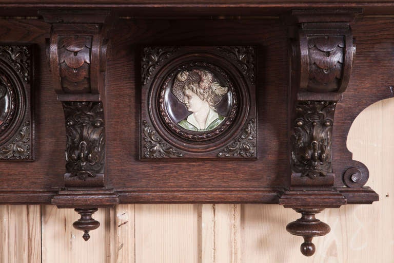 Antique Belgian Wall Shelf 1