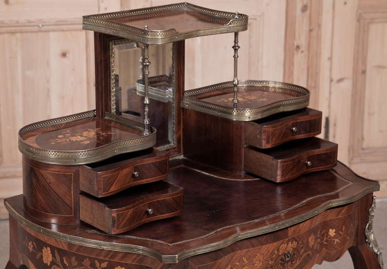19th Century French Louis XV Marquetry Vanity/Desk ~ SALE ~ 3