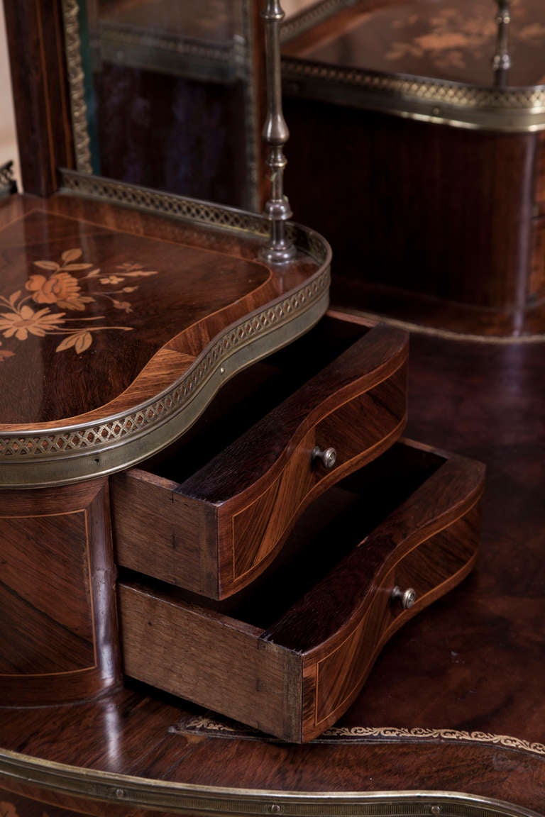 19th Century French Louis XV Marquetry Vanity/Desk ~ SALE ~ 2